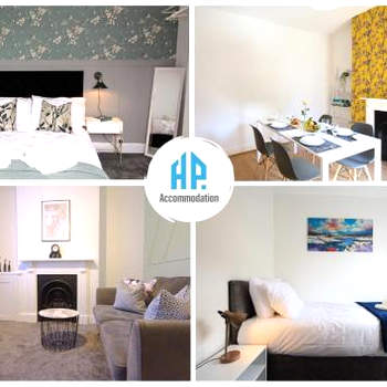 Modern 3 Bedroom Home in Northampton by HP Accommodation - Free Parking & Super Fast WiFi