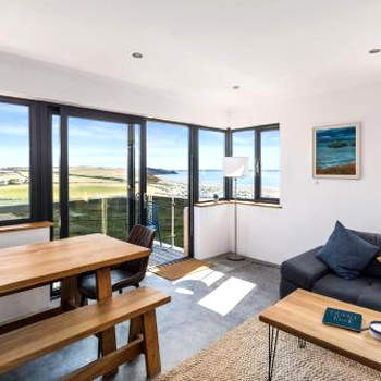 Modern balcony property, Sea views over Newgale