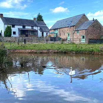 Mallards Barn on a rural farm