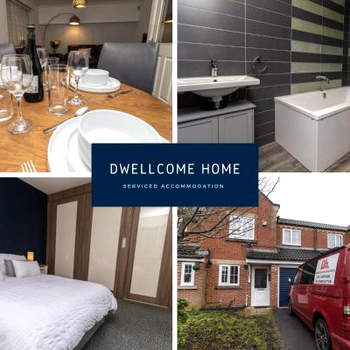 DWELLCOME HOME Ltd Spacious 3 Double Bedroom Boldon Townhouse - see our site for assurance