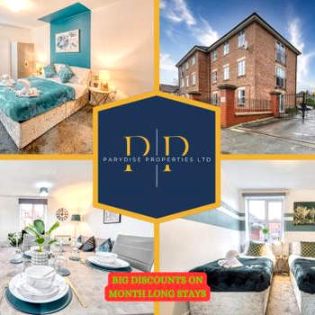 Sale Executive Suites - Airport staff, Relocators, Business stays, Short stays, Sleeps 6 - Sale, Manchester