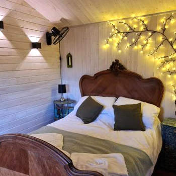 The Malvern Hills Courtyard Cabins. (Barbara Cabin)