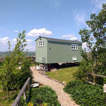 The Buteland Stop Rosie off grid Shepherds Hut