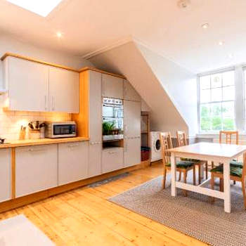 New Town Apartment with Castle View