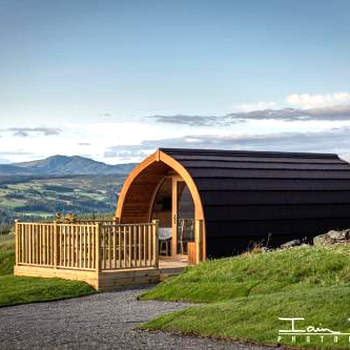Lawers Luxury Glamping Pet Friendly Pod at Pitilie Pods