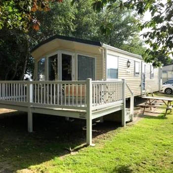 The Winchester luxury pet friendly caravan on Broadland Sands holiday park between Lowestoft and Great Yarmouth