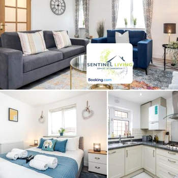 5 Bed House By Sentinel Living Short Lets & Serviced Accommodation Windsor Ascot Maidenhead With Free WiFi & Garden