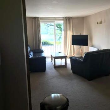 Borrodale, one bedroom apartment with balcony and loch view.
