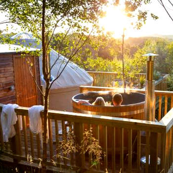 Yurtshire Eavestone Lake - Birch Yurt