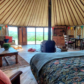 Tor View Glamping, Best View in Somerset!
