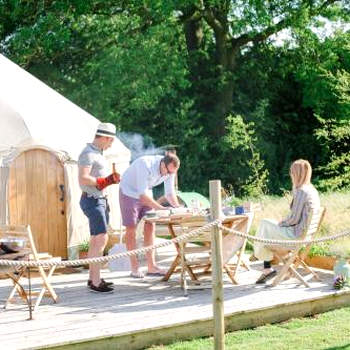 Yurtshire Fountains - Wensley Yurt