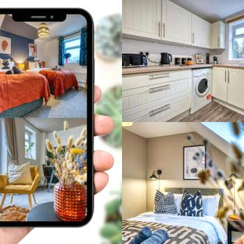 4 Bed Design House, 2 Off-road Parking Spaces, Great for Groups - Central Gloucester By Blue Puffin Stays