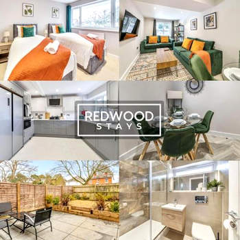 HUGE 5 Bed 3 Bath House For Contractors & Families, X2 FREE PARKING, FREE WiFi & Netflix By REDWOOD STAYS