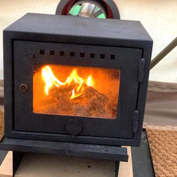 Home Farm Radnage Glamping Bell Tent 3, with Log Burner and Fire Pit