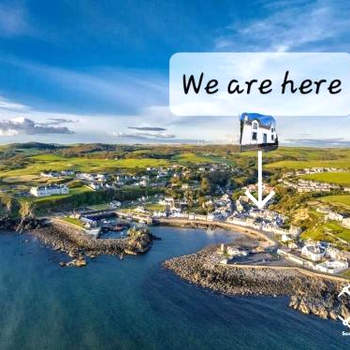The Portpatrick Pad - A cosy 3 bed cottage, w. sea views & garden office